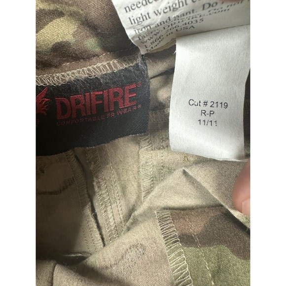 DRIFIRE COMBAT PANTS MULTICAM  DF2-575CP W/KNEEPADS MULTICAM Size Medium Long - Picture 4 of 7